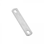 National Hardware 2191BC Series N222-349 U-Bolt Plate, 5.38 in L, 1.02 in W, 0.44 in Bolt Hole, Stee