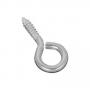 National Hardware N185-991 Screw Eye, #2, 1.12 in L Thread, 2.62 in OAL, 115 lb Working Load, Steel,
