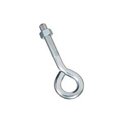 National Hardware N347-724 Eye Bolt, 3/4 in Thread, 3-3/4 in L Thread, 1-1/2 in ID Dia Eye, 675 lb W
