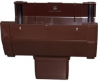 Amerimax 5 In. Center Drop Outlet For Brown Vinyl Contemporary Gutter