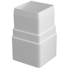 Raingo White Vinyl Downspout Coupler