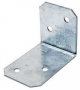 Simpson Strong-Tie A21 Angle, 2 in W, 1-1/2 in D, 1-3/8 in H, Steel, Galvanized/Zinc