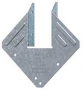 Simpson Strong-Tie H1A Hurricane Tie, 5-1/4 in L, 5-1/4 in W, Steel, Galvanized