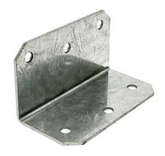 Simpson Strong-Tie ML ML24Z Angle, 2 in W, 2 in D, 4 in H, Steel, ZMAX