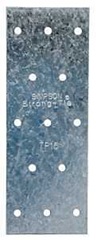 Simpson Strong-Tie TP TP15 Tie Plate, 5 in L, 1-13/16 in W, Steel, Galvanized, Fastening Method: Nai