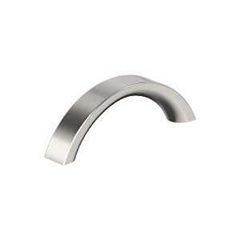 Amerock Parabolic Series BP37345G10 Cabinet Pull, 3-5/8 in L Handle, 1-3/16 in Projection, Zinc, Sat