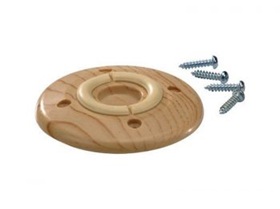 Shepherd Hardware 2-Inch 3693 Slider-N-Gripper Dual Function Furniture Cup, 4-Pack, Woodgrain