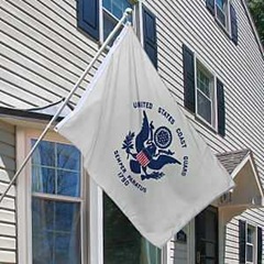 Valley Forge BTUSCG3 Coast Guard Military Flag, Nylon, 5 ft L, 3 ft W