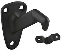 National Hardware N330-738 Handrail Bracket with Strap, 250 lb, Die-Cast Zinc, Oil-Rubbed Bronze, 1/