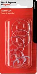 Legrand 5SCBPCC10 Electrical Safety Cap, Thermoplastic, Clear