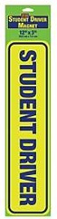 Hy-Ko MAG-SD01 Magnetic Sign, Student Driver, 12 in L x 3 in W in Dimensions