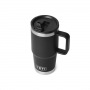 Yeti Rambler 20 oz Travel Straw Mug w/Color-Matched Straw Lid - Black