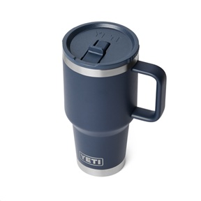Yeti Rambler 30 oz Travel Straw Mug w/Color-Matched Straw Lid - Navy