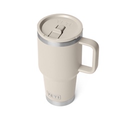 Yeti Rambler 20 oz Travel Straw Mug with Color-Matched Straw Lid - Cape Taupe