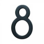 Hy-Ko FM-6 Architectural Series FM-6/8 House Number, Character: 8, 6 in H Character, Black Character