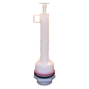 Toilet Tank Flush Valve,Rounded Body,Unit Raises Up To Flush, Fits Mansfield, OEM# 210