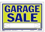 Hy-Ko 22404 Neon Sign, GARAGE SALE, Blue Legend, Yellow Background, Plastic, 9 in H x 13 in W Dimens