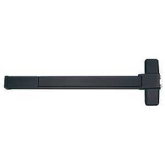 Tell Manufacturing 8300 Series EX100476 Panic Bar, Aluminum, Matte Black, 2 in Thick Door