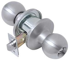 Tell Manufacturing CL100052 Passage Door Knob, Satin