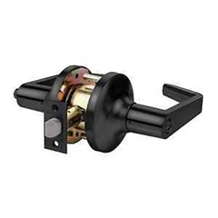 Tell Manufacturing LC2400 Series CL102904 Privacy Lever, Matte Black, Lever Handle, Steel, Left, Rig