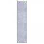 Tell Manufacturing DT100072 Push Plate, Aluminum/Steel, Satin, 15 in L, 3-1/2 in W, 0.05 ga Thick