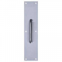 Tell Manufacturing DT100067 Door Pull Plate, 3-1/2 in W, Stainless Steel, Satin