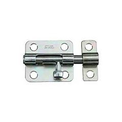 National Hardware N151-449 Barrel Bolt, 0.32 in Dia Bolt Head, 2-1/2 in L Bolt, Steel, Zinc