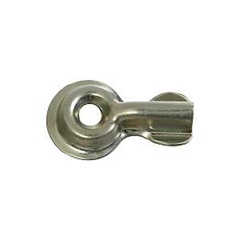 National Hardware V83-1/2 Series N106-906 Turn Button, Steel, Zinc, 1.27 in L x 0.5 in W x 0.37 in H