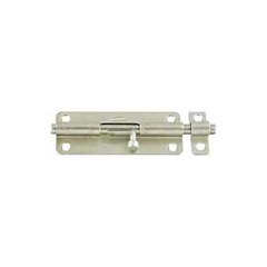 National Hardware N151-738 Barrel Bolt, 0.32 in Dia Bolt Head, 5 in L Bolt, Steel, Zinc