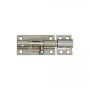 National Hardware N162-370 Barrel Bolt, 0.39 in Dia Bolt Head, 4 in L Bolt, Steel, Zinc
