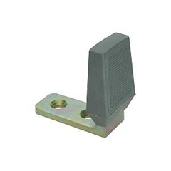 National Hardware V229 Series N215-905 Door Stop, Rubber/Steel, Zinc
