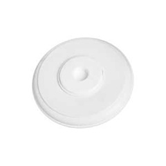 National Hardware N246-041 Door Stop, 5-3/8 in Dia Base, 11/16 in Projection, Plastic, White