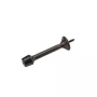 National Hardware N327-031 Door Stop, 3 in Projection, Rubber/Zinc, Oil-Rubbed Bronze