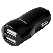 Zenith Dual USB Car Charger 3.1a for Phones, GPS, and MP3 Players
