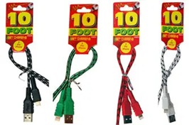 Service Tool 8-Pin 10' Charger Cord - Black