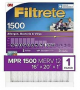 Filtrete Allergen, Bacteria & Virus 1500 Allergen Air Filter, 16 in x 20 in x 1 in