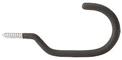 National Hardware 2125BC Series N112-028 Bicycle Hook, 50 lb, Steel, Black