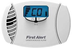 First Alert 1039746 Carbon Monoxide Alarm with Backlit Digital Display and Battery Backup, Digital D