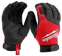 Milwaukee 48-73-8522 Work Gloves, Unisex, L, 7-5/8 to 8 in L, Reinforced Thumb, Knuckle Cuff, Black/