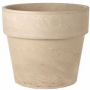 Border Concepts 805564 Pot, 11-1/2 in Dia, 9-3/4 in H, Calima Design, Granite Clay, Terracotta