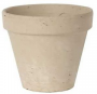 Border Concepts 805561 Pot, 7-3/4 in Dia, 6-3/4 in H, Granite Clay, Terracotta