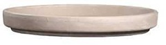 Border Concepts 805453 German Waterproof Saucer, 3-1/2 in Dia, Clay, Granite