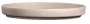 Border Concepts 805453 German Waterproof Saucer, 3-1/2 in Dia, Clay, Granite
