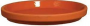 BCI German Terracotta 801688 Waterproof Saucer, 5-1/2 in W, Clay, Red