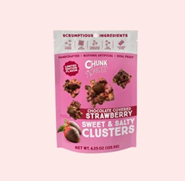 Chunk Nibbles 4.25 oz Pouch - Strawberry