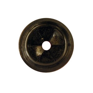 Black Rubber, Garbage Disposer Splash Guard, Push Into Place, Fits Most