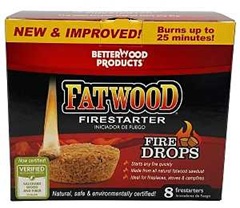 Fatwood 8808 Fire Starter, 20 min Starter Burn Time