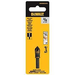 DEWALT BLACK & GOLD Series DWAMDB24CS Countersink Drill Bit, 3/8 in Dia, 1-3/5 in OAL, 5-Flute, 1/4 