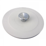 White Rubber, Garbage Disposer Replacement Stopper, Fits Most
