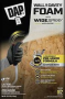 DAP 7565000351 Wall and Cavity Foam Sealant, Cream, 24 hr Functional Cure, 40 to 120 deg F, 10.5 lb